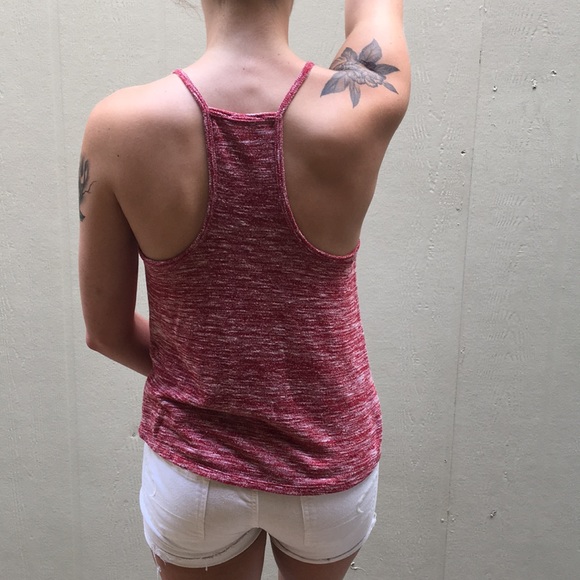 Red Knit Racerback - Picture 2 of 4